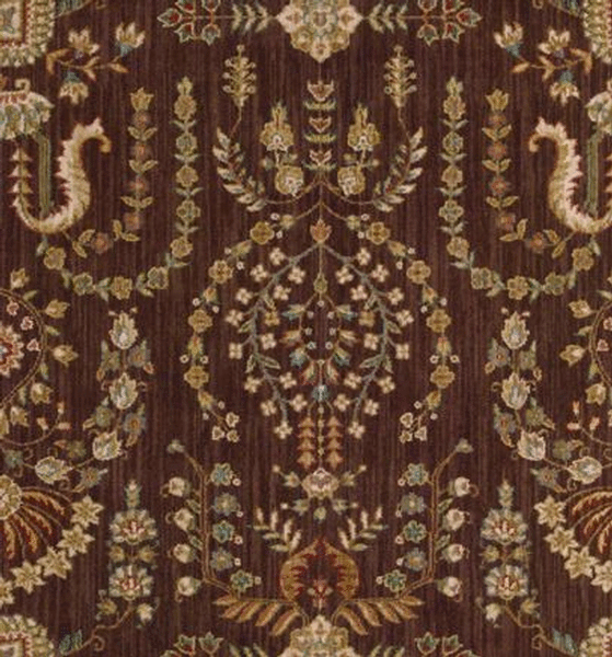Rugs Done Right Custom Grand Parterre PT02 Brown Rug