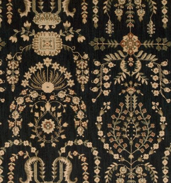 Rugs Done Right Custom Grand Parterre PT02 Midnight Rug