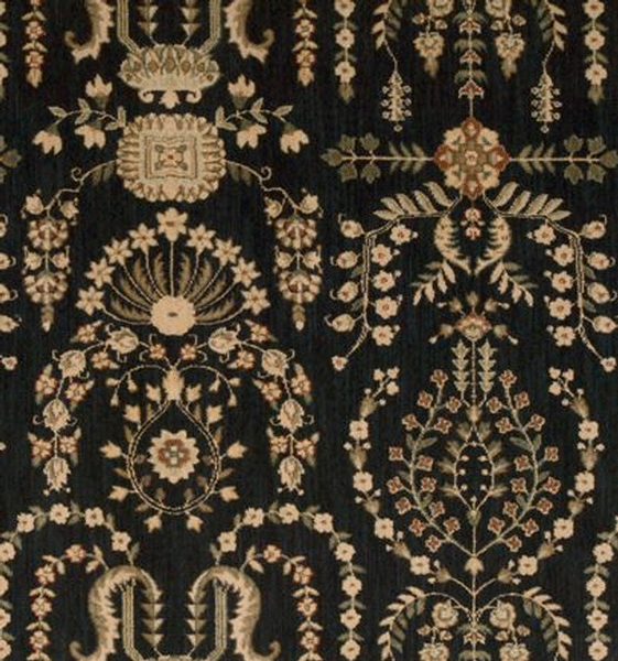 Rugs Done Right Custom Grand Parterre PT02 Midnight Rug