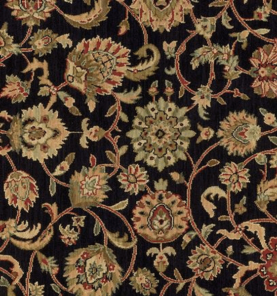 Rugs Done Right Custom Grand Parterre PT05 Midnight Rug