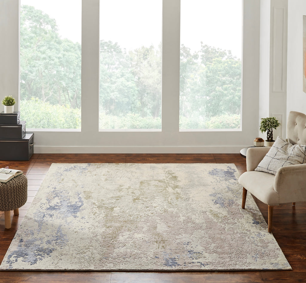 Rugs Done Right Plymouth PR61 Blues Tan Melange Rug