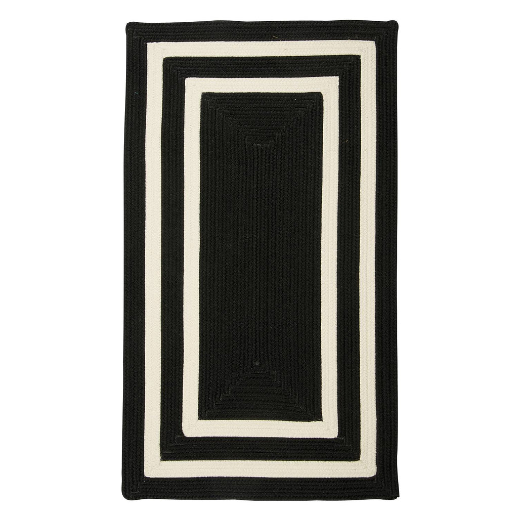 Colonial Mills La Playa PY21 Black & White Rug