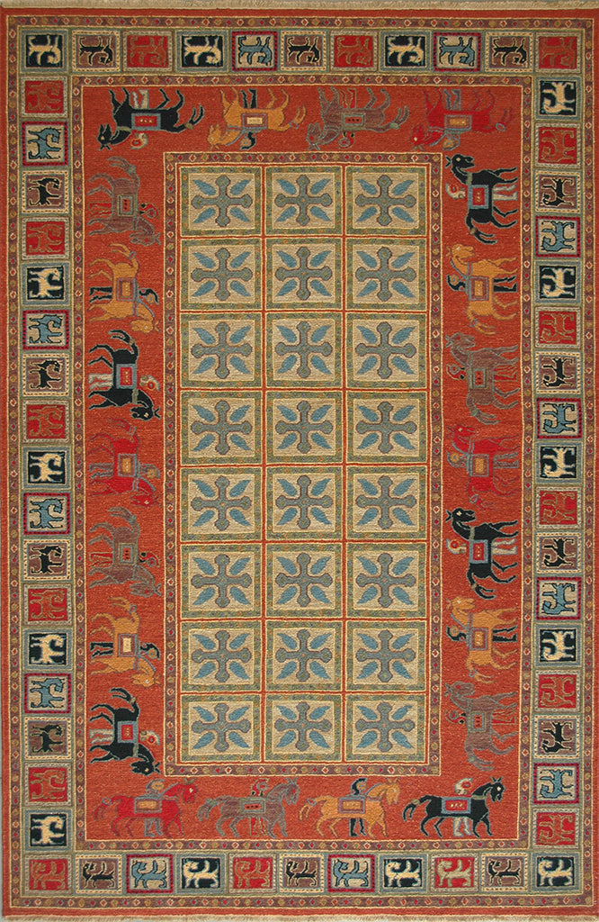 Tibet Rug Company Equestrian Pazyryk Sand Rug