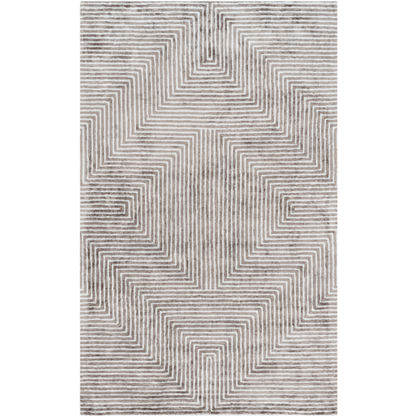 Rectangular Surya Rug Co. Quartz Slate Rug | Geometrical Rugs | Rugs Done Right 