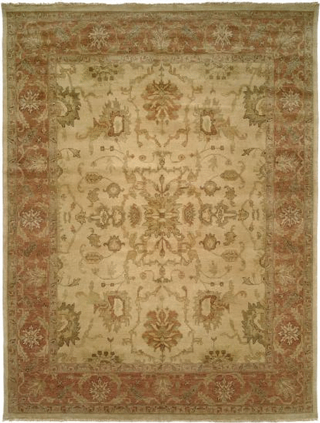 Rugs Done Right Oxford Oushak R06 Ivory Firebrick Rug