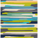 Rectangular Surya Rug Co. Rain  Aqua Rug | Rain Rugs | Rugs Done Right 
