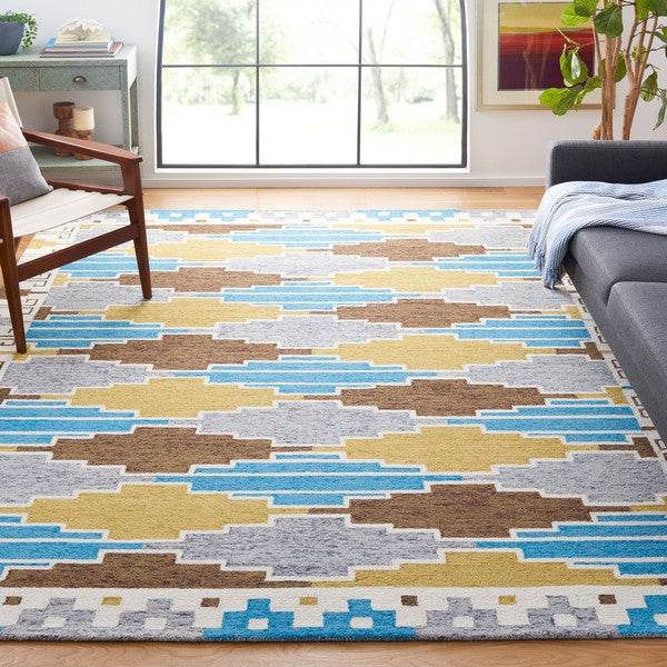 safavieh clearance rodeo drive rd913m blue rug