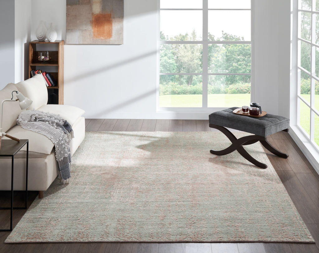 Rugs Done Right Rutland RV36 Misty Green Blush Rug