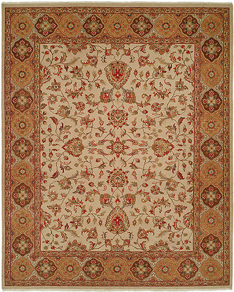 HRI Melbourne RNR490 Ivory Rug