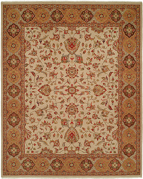 HRI Melbourne RNR490 Ivory Rug