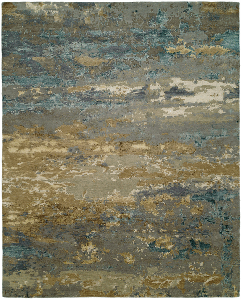 HRI Rosewood RO-1427 Light Blue Rug