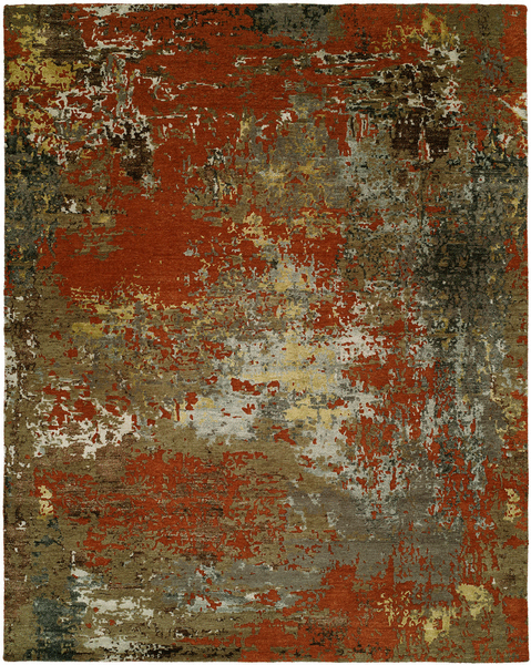 HRI Rosewood RO-1428 Paprika Rug