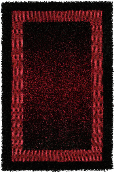 HRI Rope Shaggy RS2 Red Rug