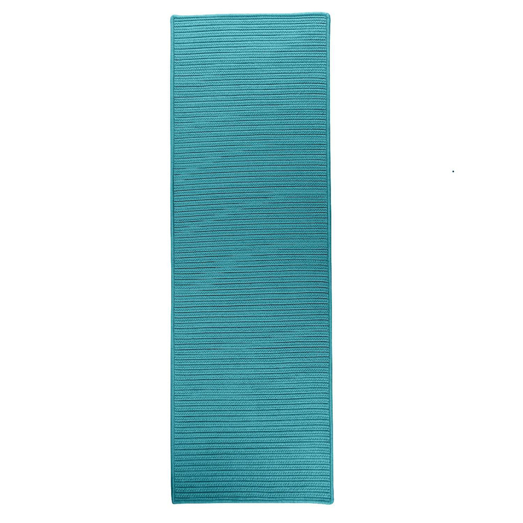 colonial mills reversible flat braid rt56 aqua rug