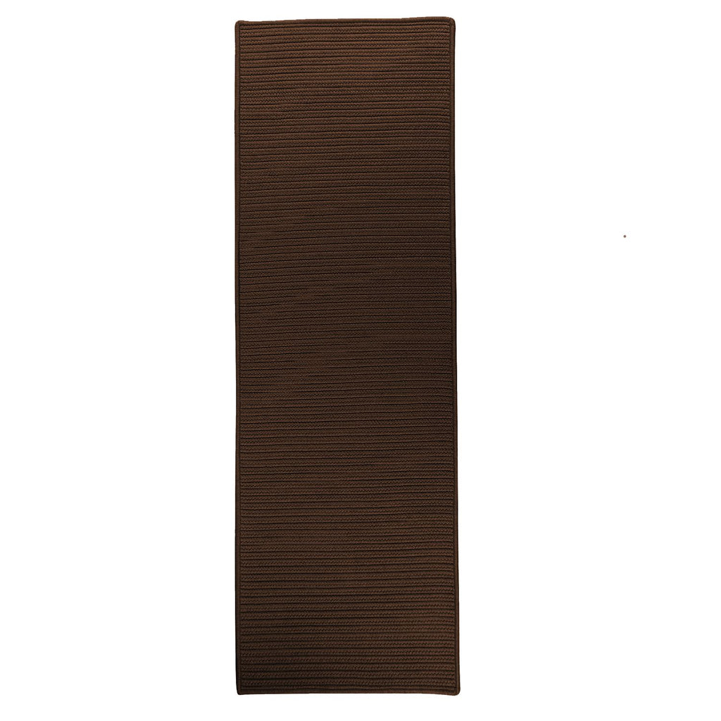 colonial mills reversible flat braid rt84 earth brown rug