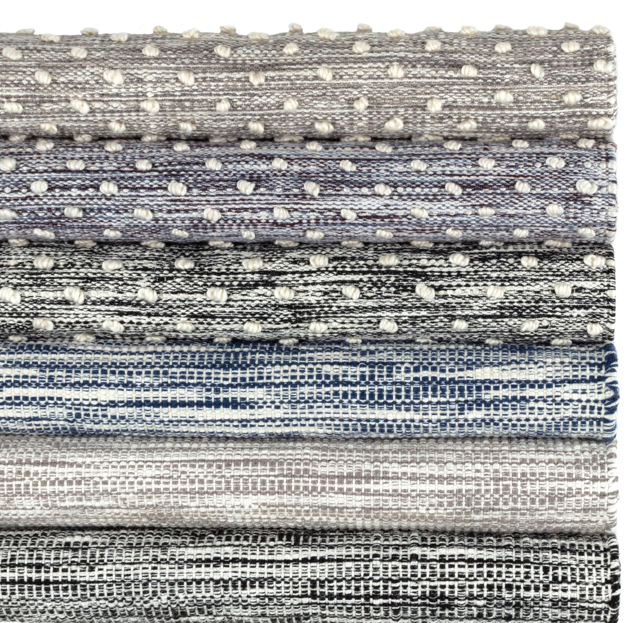 Dash & Albert Hobnail DA1193 Black Rug Rugs Done Right