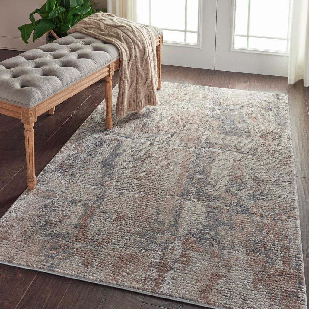 Nourison Rustic Textures RUS06 Beige/Grey Rug