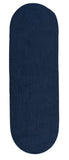 colonial mills reversible flat braid rv53 navy rug