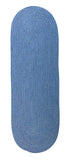 colonial mills reversible flat braid rv55 oasis blue rug