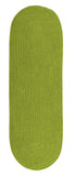 colonial mills reversible flat braid rv65 lime rug