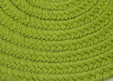 colonial mills reversible flat braid rv65 lime rug