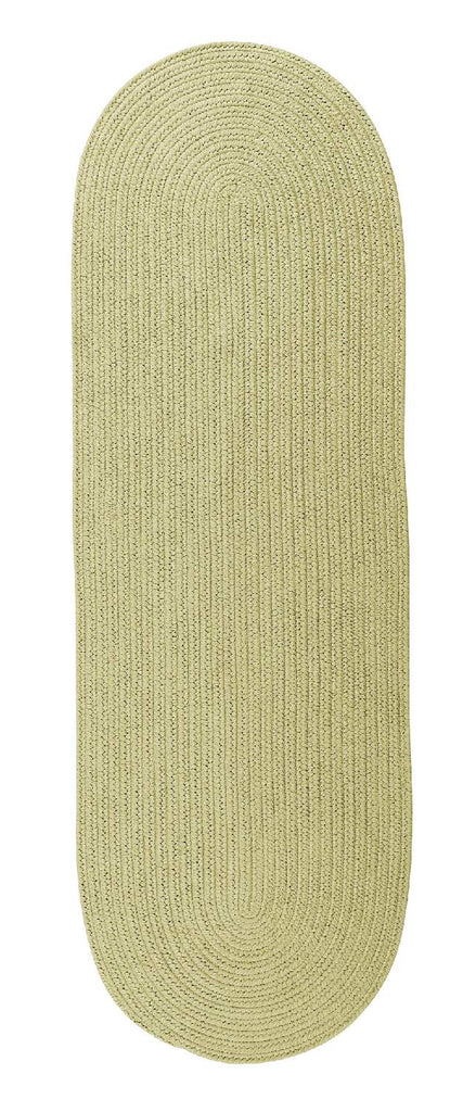 colonial mills reversible flat braid rv66 sprout green rug