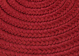 colonial mills reversible flat braid rv72 red rug