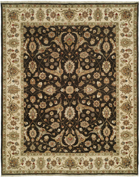 Shalom Brothers Royal Zeigler RZMSL06 Black Rug