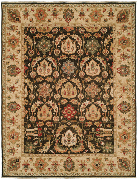 Shalom Brothers Royal Zeigler RZMSL199 Black Rug
