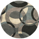 Geometric Surya Forum Grey  Rug | Black Rugs | Rugs Done Right