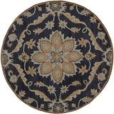Surya Rug Co. Caesar Navy Rug | Round Rugs | Rugs Done Right 