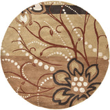 Oval Surya Rug Co. Athena Tan Rug | Geometrical Rugs | Rugs Done Right 
