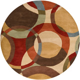 Oval Surya Rug Co. Forum Brown Rug | Geometrical Rugs | Rugs Done Right