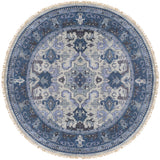 Surya Rug Co. Zeus  Navy Rug | Round Rugs | Rugs Done Right 