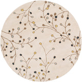 Surya Rug Co. Athena Ivory Rug | Round Rugs | Rugs Done Right 