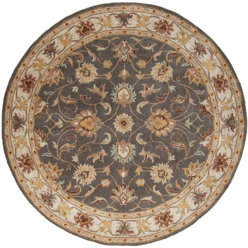 Oval Surya Floral Caesar Mocha Rug | Oval Rugs | Rugs Done Right