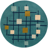 Oval Surya Forum Teal Rug | Oval Rugs | Rugs Done Right