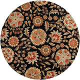 Surya Rug Co. Athena  Black Rug | Round Rugs | Rugs Done Right 
