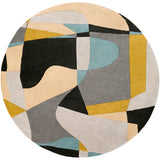 Surya Rug Co. Forum Teal Rug | Round Rugs | Rugs Done Right 