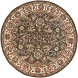 Surya Rug Co. Caesar Chocolate Rug | Round Rugs | Rugs Done Right 