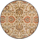 Surya Rug Co. Caesar Beige Rug | Round Rugs | Rugs Done Right 