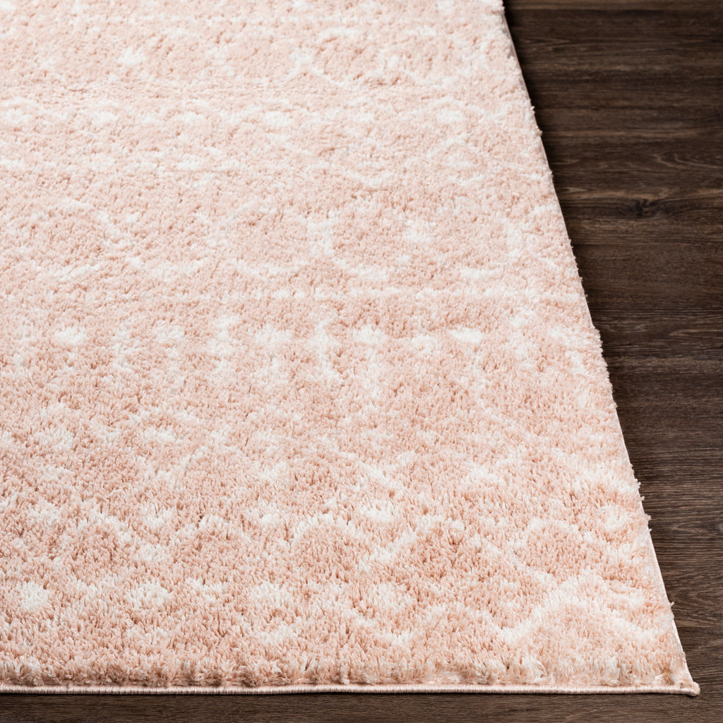 Surya Rug Co. Aliyah Shag Blush Rug | Rugs Done Right | Blush Rugs 