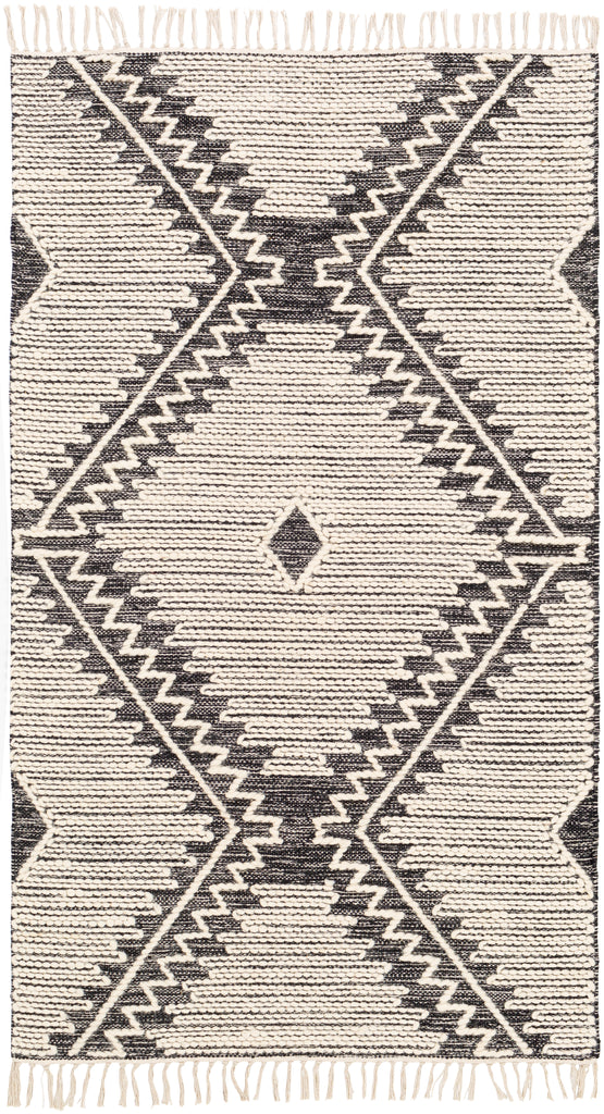 Flatwoven Surya Bedouin Black Rug | Surya Rugs | Rugs Done Right 