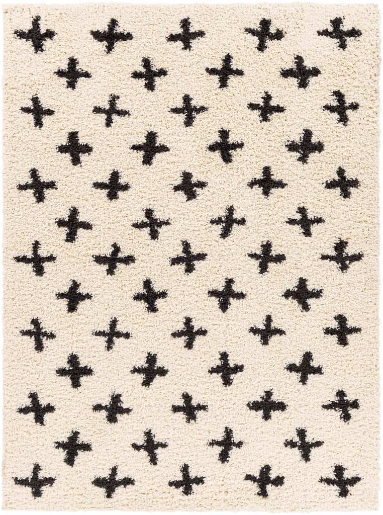 surya beni shag bsh 2304 cream rug