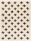 surya beni shag bsh 2304 cream rug