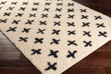 surya beni shag bsh 2304 cream rug