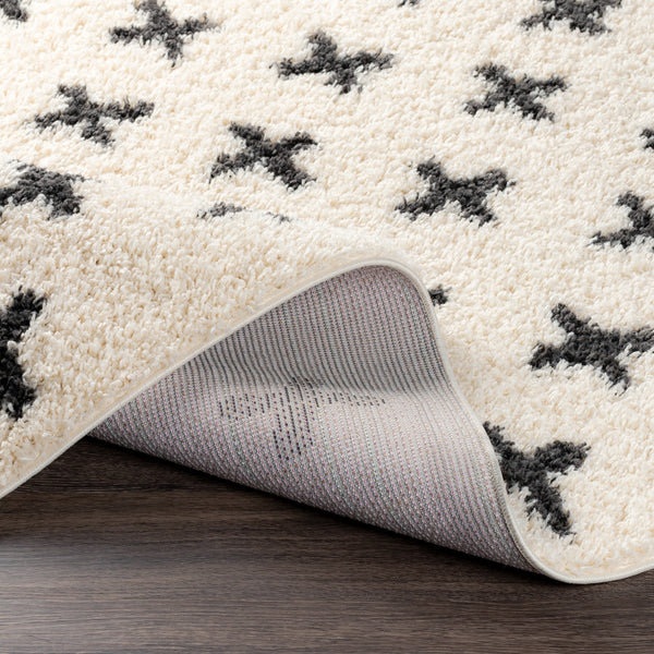 surya beni shag bsh 2304 cream rug