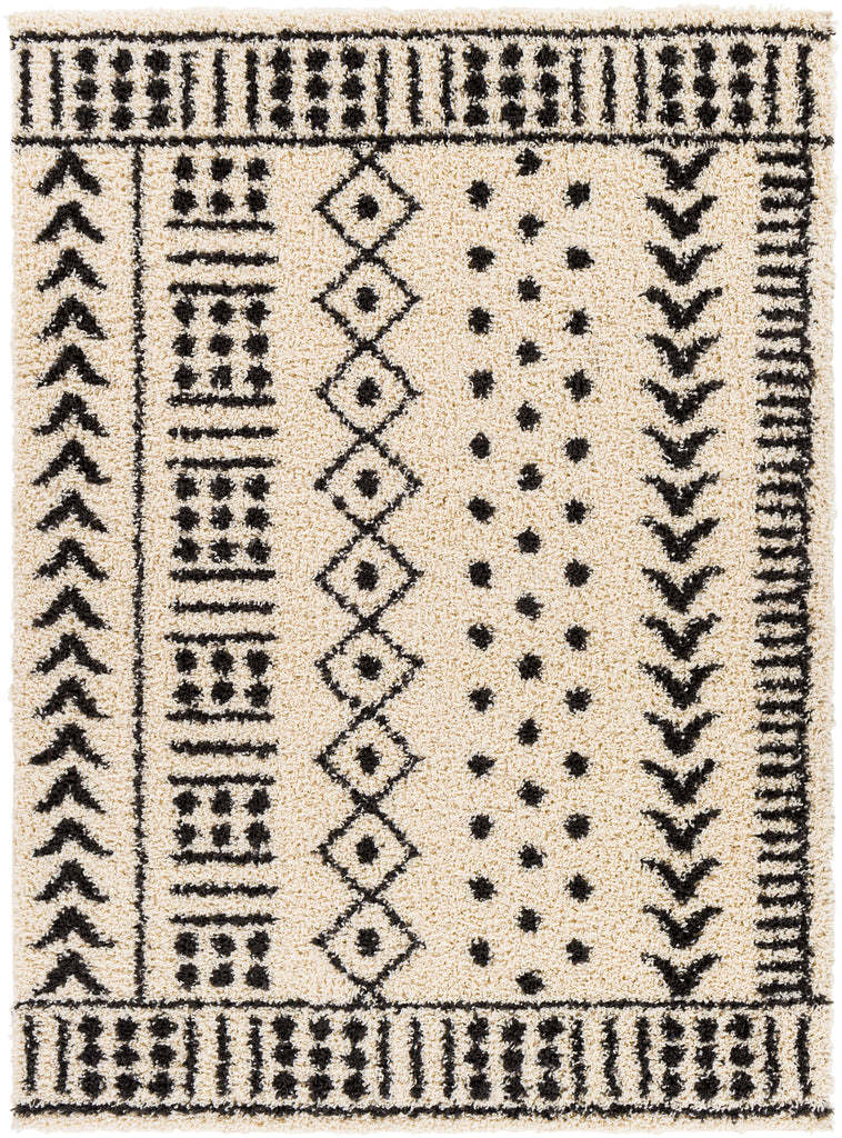 surya beni shag bsh 2305 cream rug