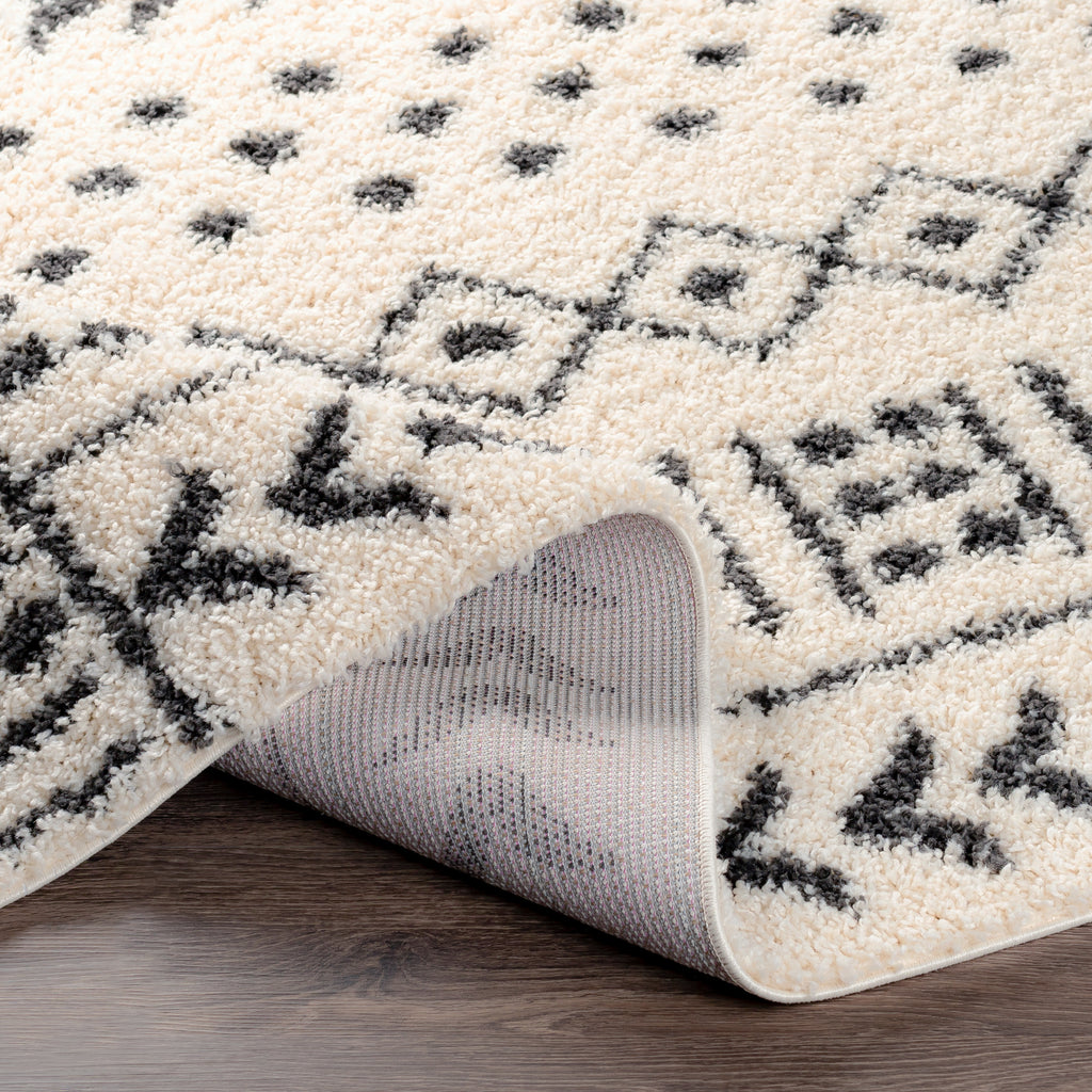 surya beni shag bsh 2305 cream rug