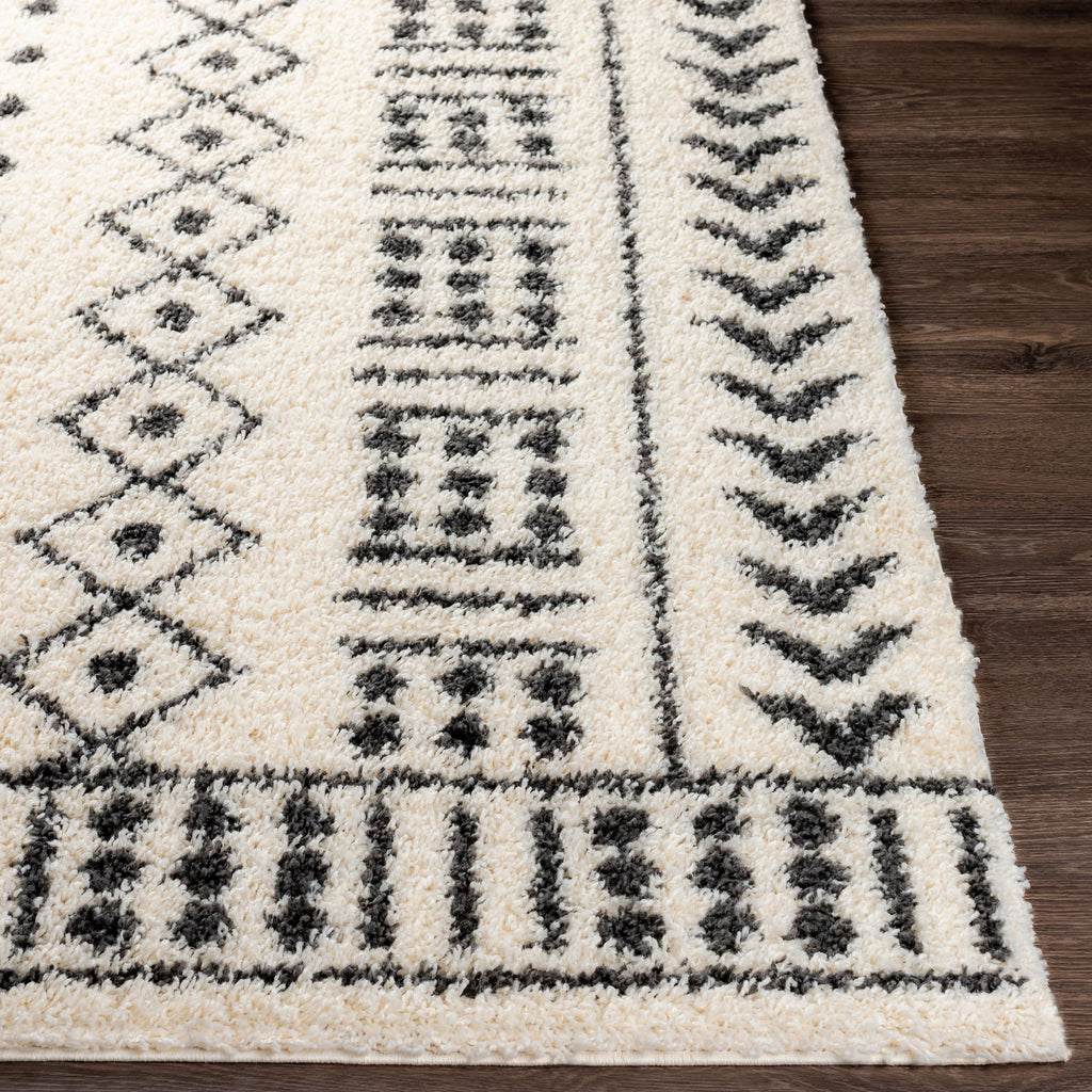 surya beni shag bsh 2305 cream rug